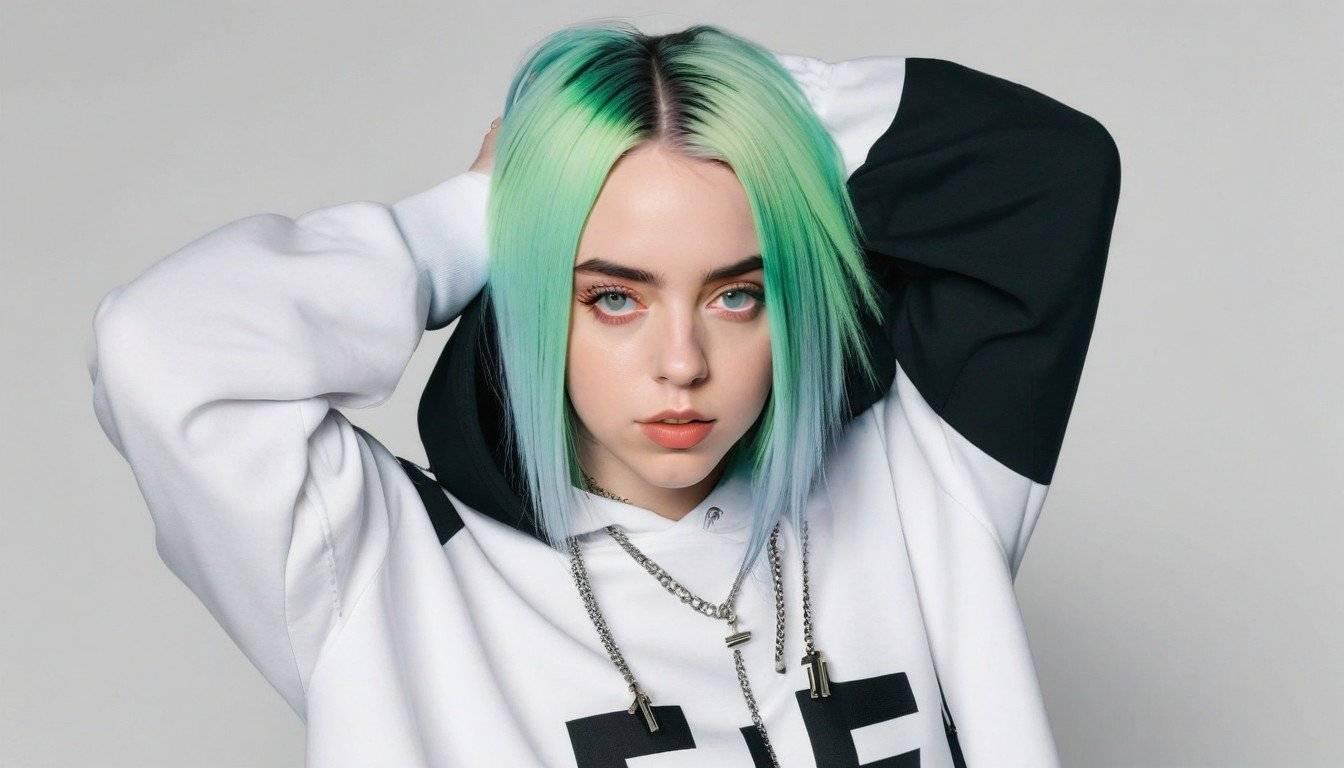  Interesting Billie Eilish AI images with prompts