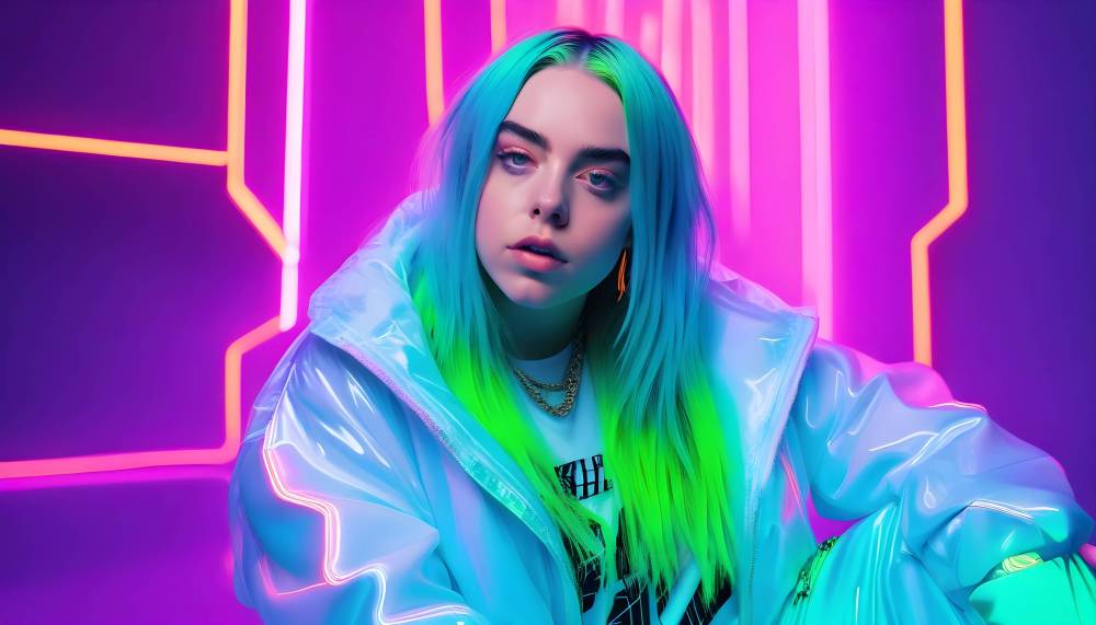 25  Interesting Billie Eilish AI images with prompts