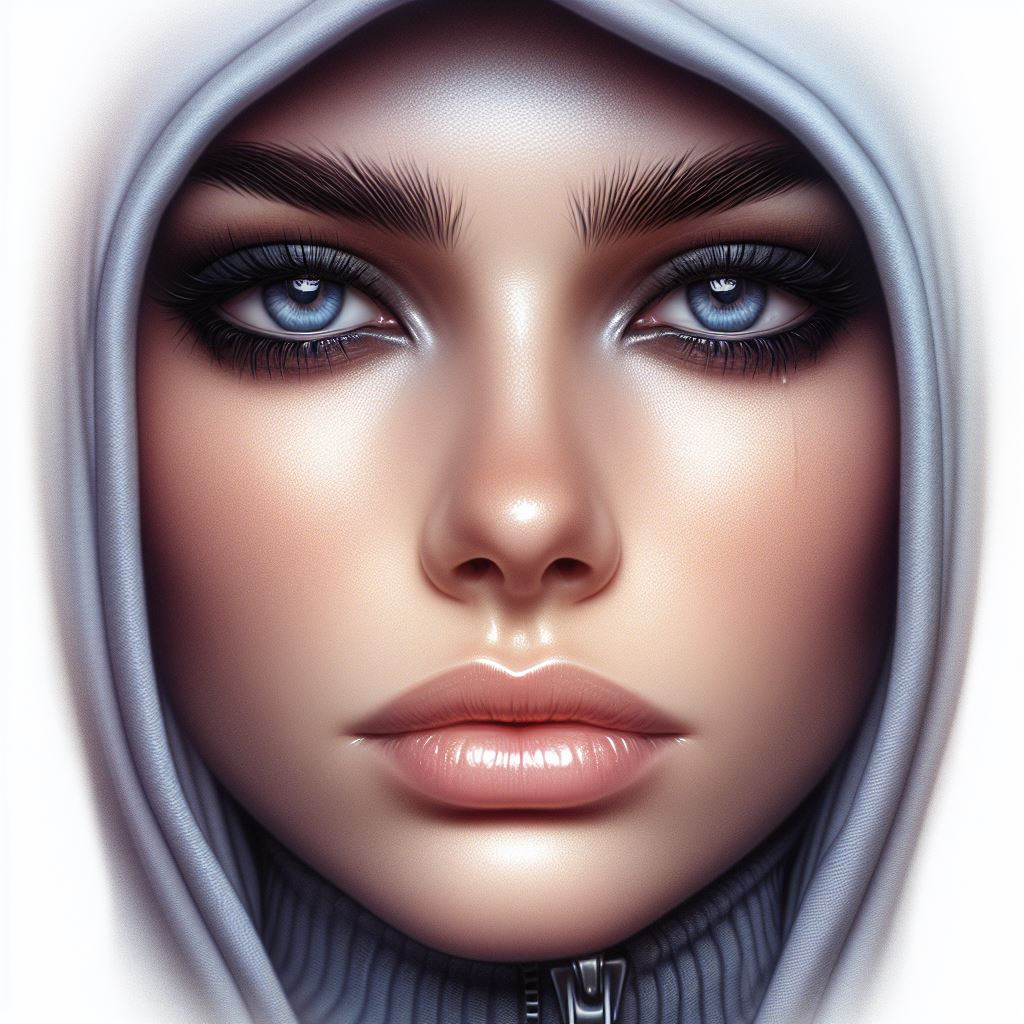 Hooded Eyes - reference Ai image for Easy Prompt Generator