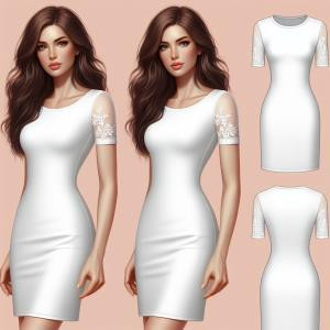 Cap Sleeve Dress - reference Ai image for Easy Prompt Generator