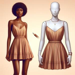Drop Waist Dress - reference Ai image for Easy Prompt Generator