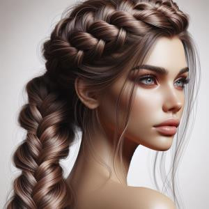 Crown Twist Braid - reference Ai image for Easy Prompt Generator