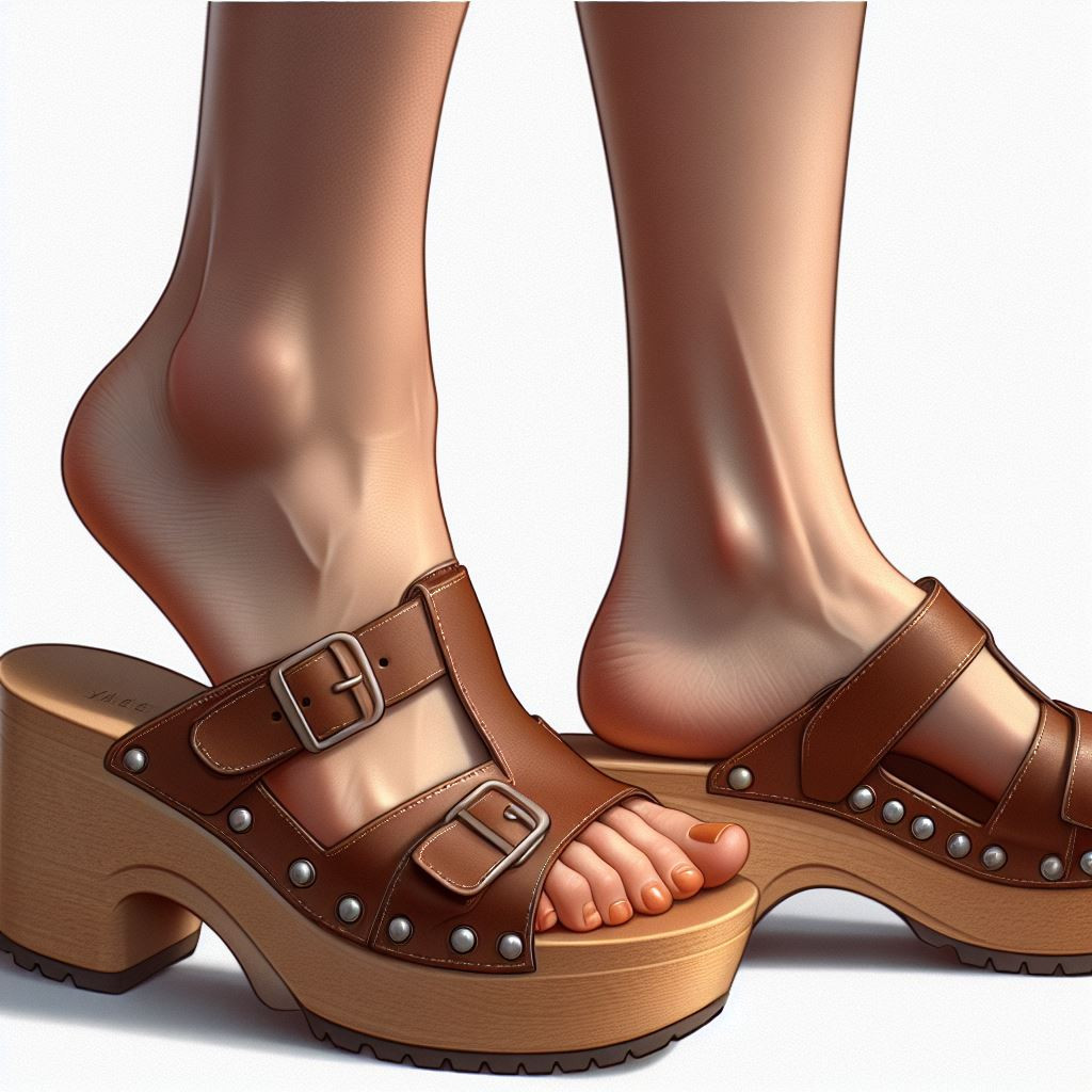 Clog sandals - reference Ai image for Easy Prompt Generator