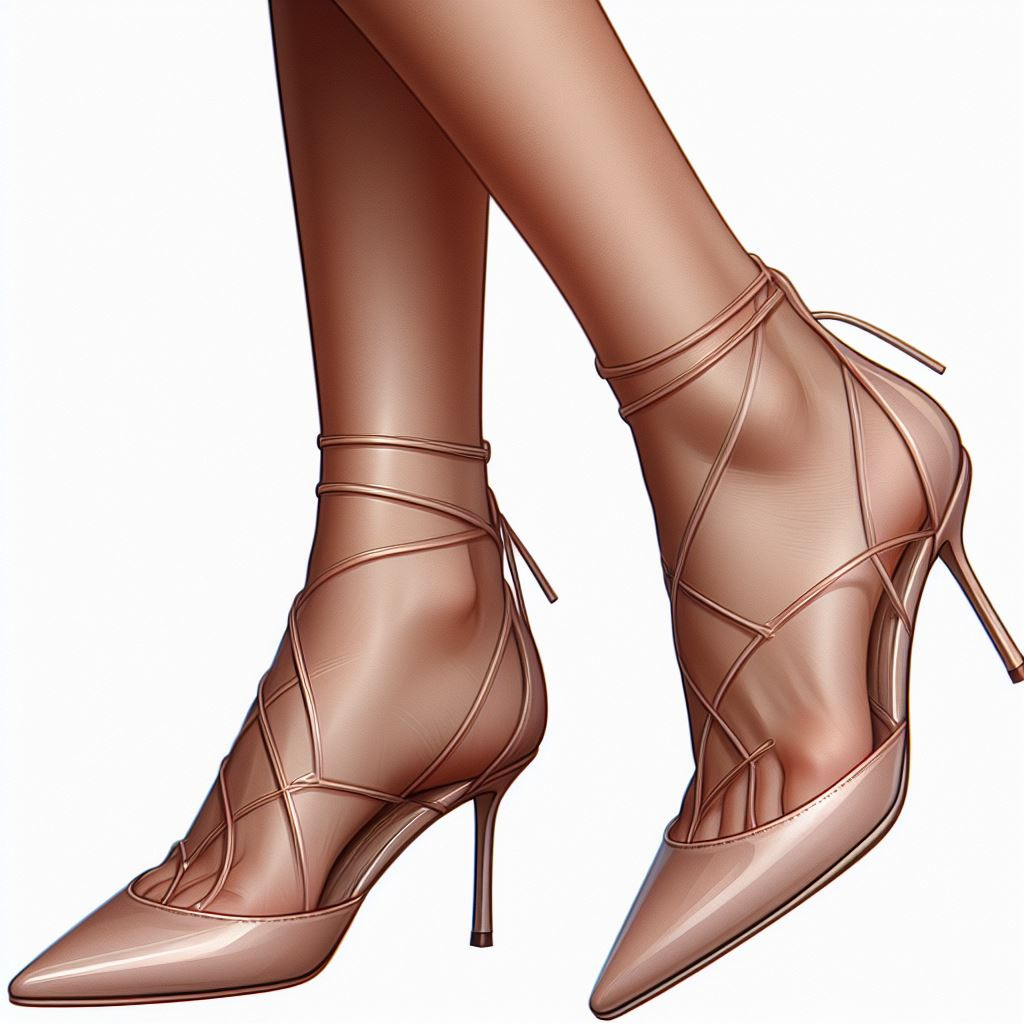 Pointed-toe flats - reference Ai image for Easy Prompt Generator