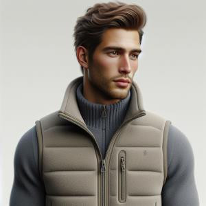 Fleece vest - reference Ai image for Easy Prompt Generator