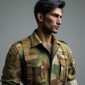 Military jacket - reference Ai image for Easy Prompt Generator