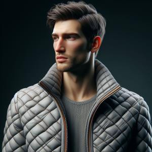 Quilted jacket - reference Ai image for Easy Prompt Generator