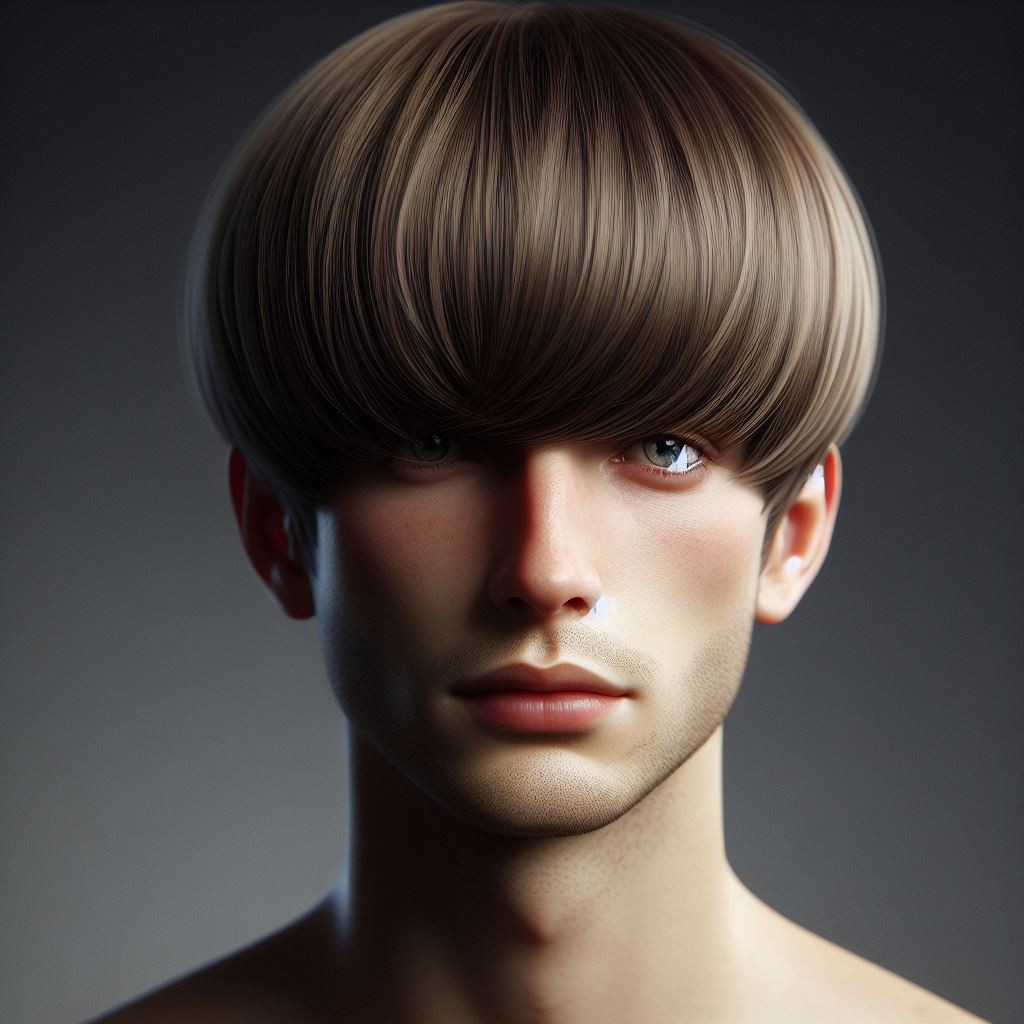 Bowl Cut hair - reference Ai image for Easy Prompt Generator