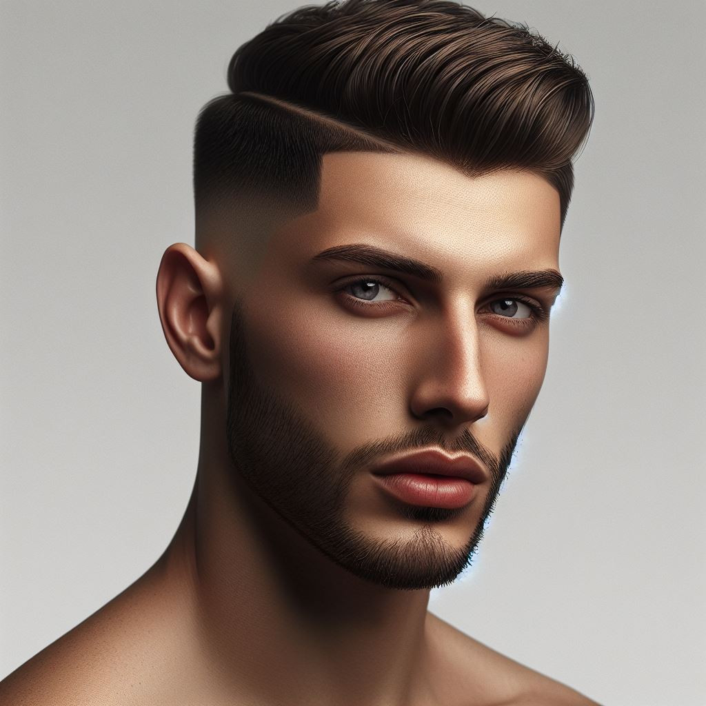 Taper Fade hair - reference Ai image for Easy Prompt Generator