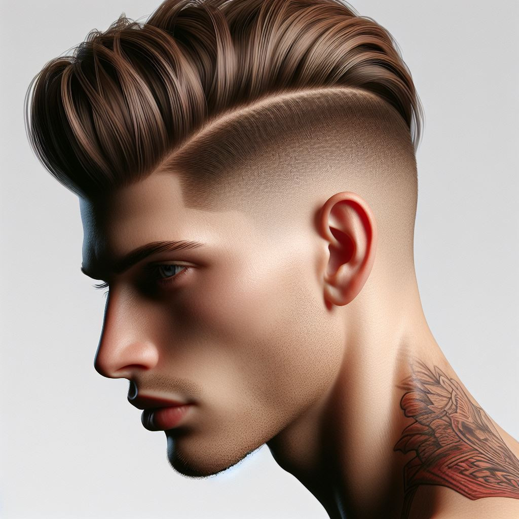 Undercut hair - reference Ai image for Easy Prompt Generator