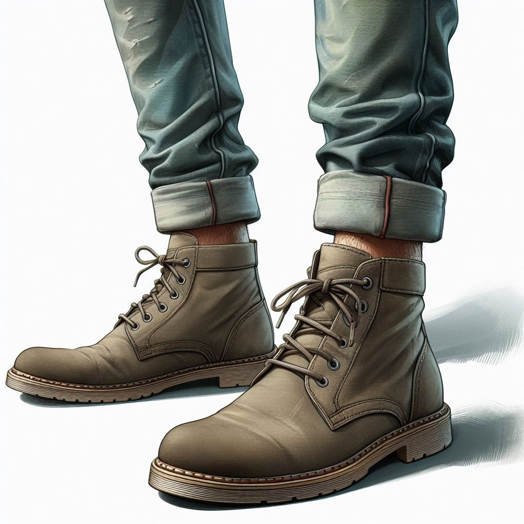 Desert boots - reference Ai image for Easy Prompt Generator