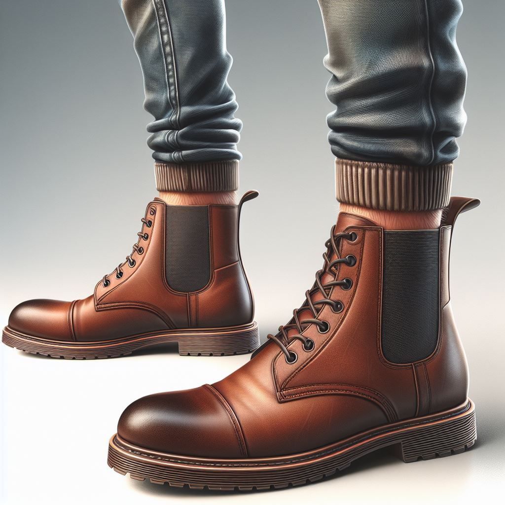 Male Chelsea boots - reference Ai image for Easy Prompt Generator