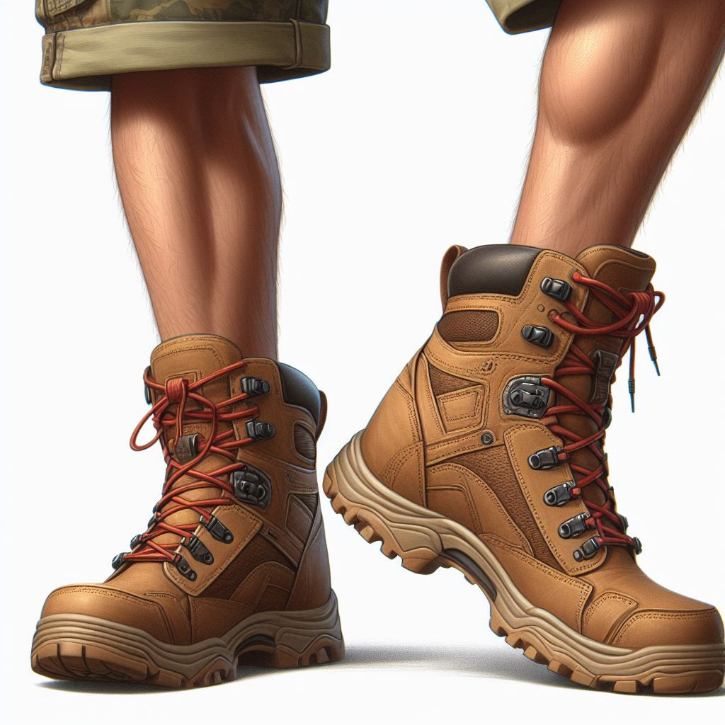 Male Hiking boots - reference Ai image for Easy Prompt Generator