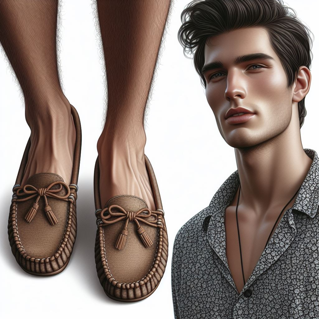Male Moccasins - reference Ai image for Easy Prompt Generator