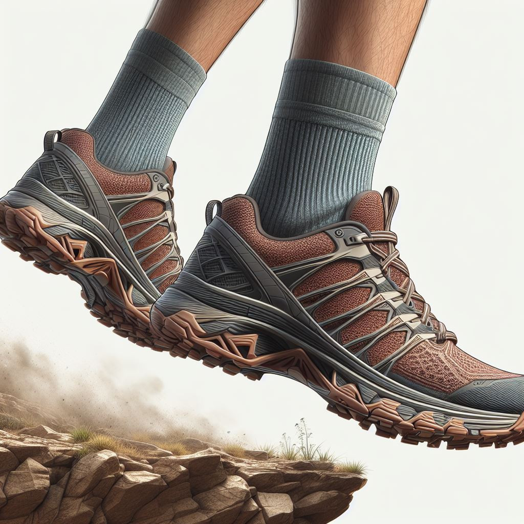 Trail running shoes - reference Ai image for Easy Prompt Generator