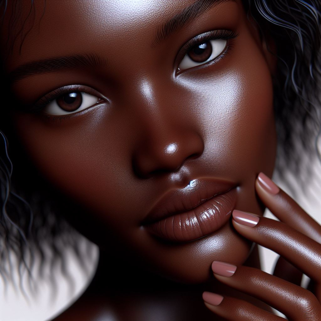 Dark skin tone - reference Ai image for Easy Prompt Generator