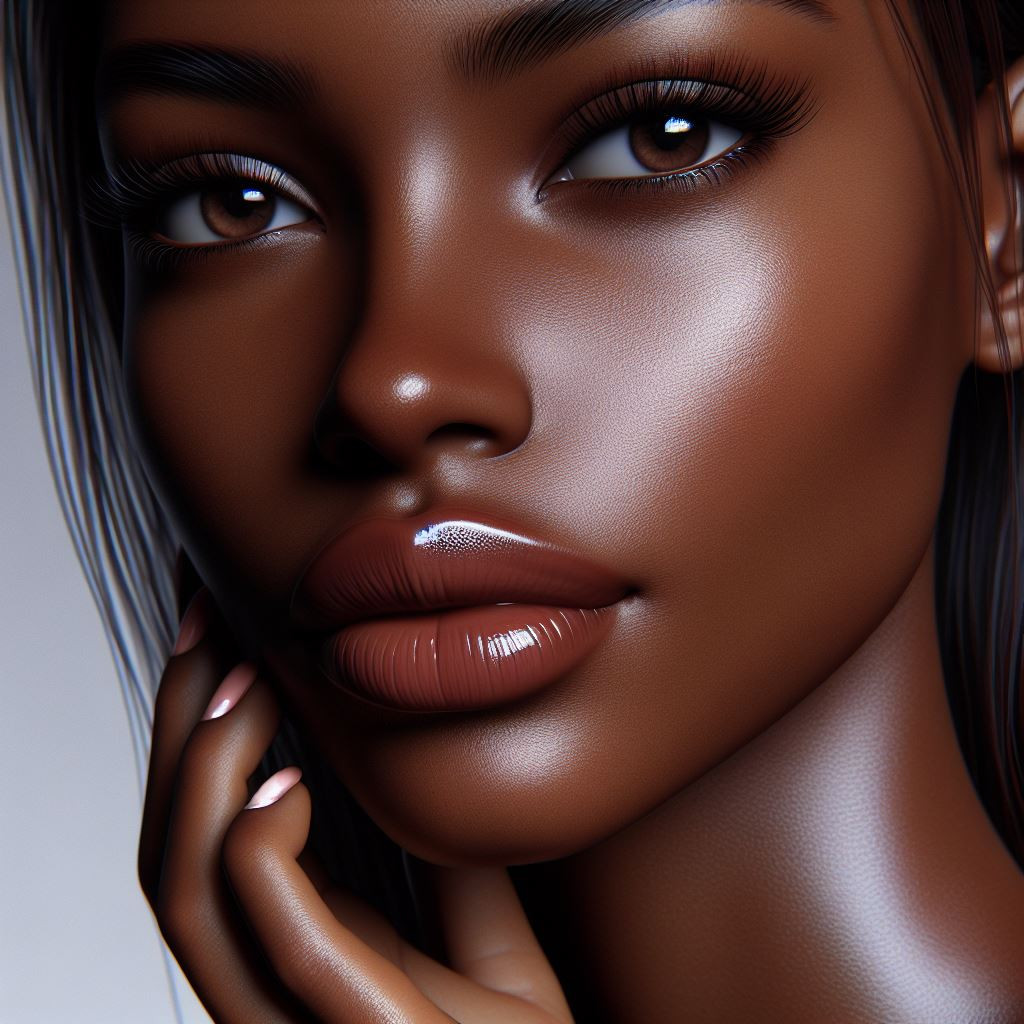 Mocha skin tone - reference Ai image for Easy Prompt Generator